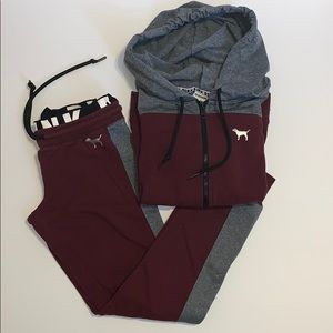 VICTORIA’S SECRET PINK Sweatpants/Hoodie Set